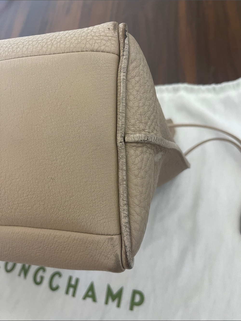 Longchamp Penelope Leather Tote with Tassel Charm Large size - Picture 8 of 17